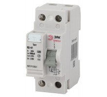 Выключатель дифференциальный (УЗО) ВД-40 (электронное) 2P 40А 300mA SIMPLE-mod-51 ЭРА SIMPLE  Б0039271  ЭРА