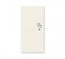 SRD-2-L-96 Клавиша двойная левая free@home, светорегулятор, Basic 55, цвет chalet-white  6220-0-0712   2CKA006220A0712  ABB