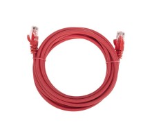 Патч-корд U/UTP CAT 6, RJ45-RJ45, 26AWG, LSZH, красный, 3м REXANT  02-0293-3  REXANT