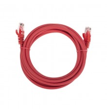 Патч-корд U/UTP CAT 6, RJ45-RJ45, 26AWG, LSZH, красный, 3м REXANT  02-0293-3  REXANT