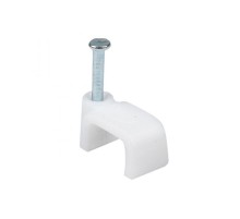 Скоба крепежная квадратная (плоская) (9мм.) (50шт.) EKF PROxima  plcn-ss-9  EKF