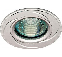 Светильник точечный встраиваемый под лампу GS-M361S MR16 50W G5.3 серебро  18897  FERON