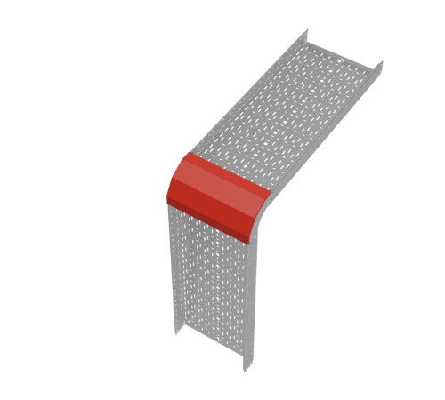 Крышка внеш. верт. угла 90 гр. 500 мм "ПЛЮС" HD  KVLplus90-500 HD   КМ-профиль