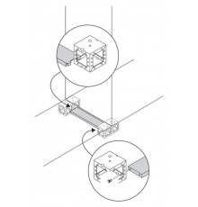 Фланцы усилит. для кабелей Ш=500,2 шт.  ZN5001  ABB