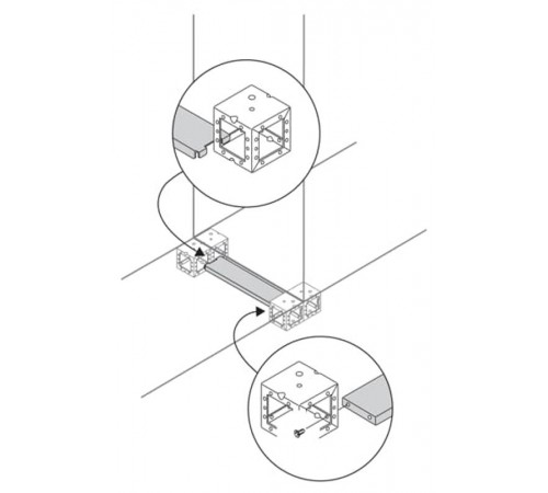 Фланцы усилит. для кабелей Ш=500,2 шт.  ZN5001  ABB