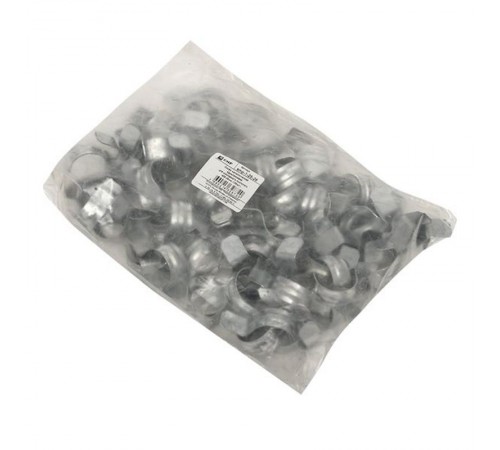 Скоба металлическая однолапковая СМО для монтажного пистолета d25-26мм (100шт.) EKF  smp-1-25-26  EKF