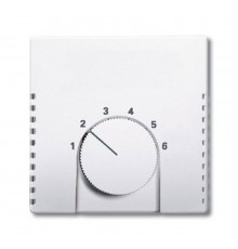 Плата центральная (накладка) для мех. терморегулятора (термостата) 1094 U, 1097 U, серия solo/future, цвет белый  1710-0-3544   2CKA001710A3544  AB