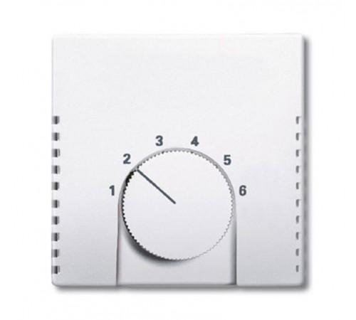 Плата центральная (накладка) для мех. терморегулятора (термостата) 1094 U, 1097 U, серия solo/future, цвет белый  1710-0-3544   2CKA001710A3544  AB