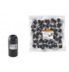 Патрон Е14 подвесной, термостойкий пластик, черный  SQ0335-0053  TDM ELECTRIC