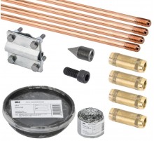 Комплект заземления 6/16 омедненная сталь  ZKZ10-12-016-06  IEK