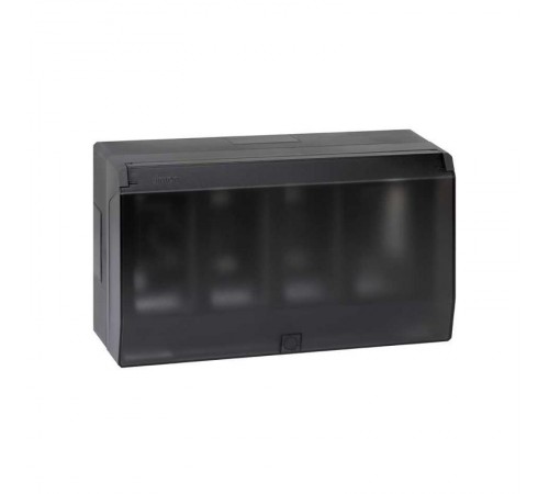 Simon CIMA 500 Бокс на 4 модуля 500CIMA с крышкой, наружный монтаж, 164х100х284мм, графит  51040004-038  Simon