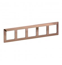 Valena LIFE Медь Рамка 5-ая  754165  Legrand