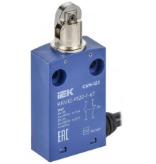 Выключатель концевой C6N-122 толк. с наж. рол. IP67  KKV12-P122-1-67  IEK
