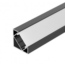 Профиль накладной алюминиевый SL-KANT-H18-2000 BLACK (Arlight, Алюминий)  049430  Arlight