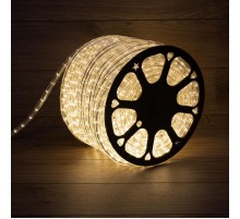 Дюралайт LED, постоянное свечение (2W) - теплый белый, 36 LED/м, бухта 100 м  121-156  NEON-NIGHT