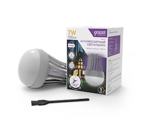 Антимоскитный светильник Mosquito с подвесом, 7Вт, 3AAА, 1/40  GMQ02  Gauss