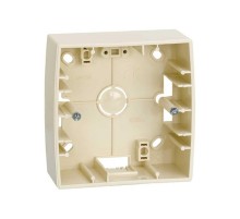 Simon 82 Монтажная коробка для накладного монтажа, 1 пост, 89х89х27мм, S82, S82N, слоновая кость  82750-31  Simon