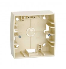Simon 82 Монтажная коробка для накладного монтажа, 1 пост, 89х89х27мм, S82, S82N, слоновая кость  82750-31  Simon