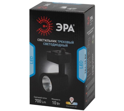 Светильник светодиодный трековый TR4 - 10 BK 10Вт черный COB  Б0032163  ЭРА