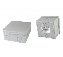 Коробка распределительная о/п 100х100х55мм, крышка, IP54, 8вх., без гермовводов, инд. штрихкод  SQ1401-0823  TDM