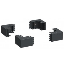 ITK LINEA S Уголок цоколя h=100мм чер. (4шт/компл)  LS-BC05-B0-01  ITK