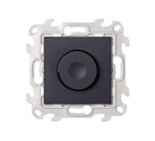 Светорегулятор LED поворотно-нажимной проходной 6-60Вт 230В цвета графит S24 Harmonie  2412313-038  Simon