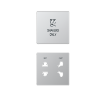 накладка бритвенной розетки  SOA7522ALPL  Jung