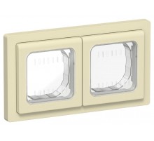 FLITE Рамка 2-местная IP55 Рпро-2-55-ФлН навахо  FI-M20-32-55-K87  IEK