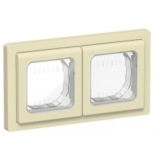 FLITE Рамка 2-местная IP55 Рпро-2-55-ФлН навахо  FI-M20-32-55-K87  IEK