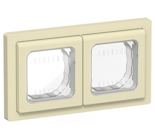 FLITE Рамка 2-местная IP55 Рпро-2-55-ФлН навахо  FI-M20-32-55-K87  IEK