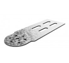 Планка шарнирного соединения для лотка высотой 80 мм, толщ. 2,0 мм, Сендзимир цинк  ПШС-80-2,0-СЦ  Ostec