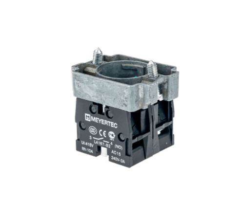 Основание с блок-контактом, 2NO, мет. MTB2-BZ13  43307  ОВЕН