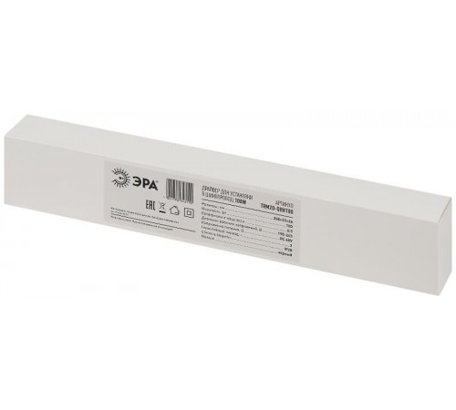 Драйвер TRM20-DRH100 потайной для магнитной трековой системы NOVA 230В 50-60Гц 100Вт  Б0054797  ЭРА