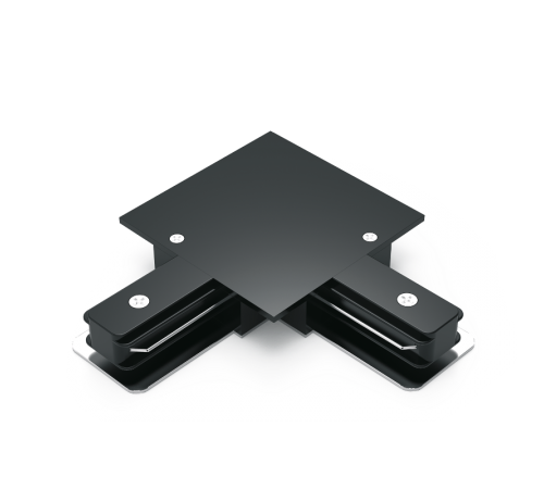 Коннектор для встраиваемого шинопровода осветительного угловой (L) черный  TR133  Gauss