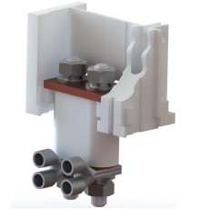 Комплект выводов для заднего присоединения шиной или кабелями (до 4-х) с каб. наконечниками М10, (количество 3шт.)  4000010  Контактор (Legrand)