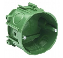 Коробка установочная монтажная под бетон с винтами, IP40, цвет-зелёный  LEX1420572MR  SE