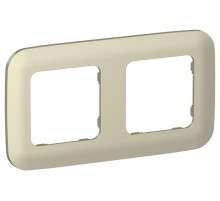 FLITE Artistic Рамка 2-ая РУ-2-А-ФлШ шампань  FI-M22-31-20-K37  IEK