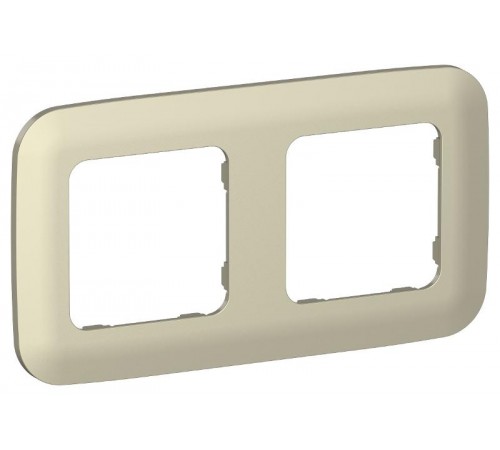 FLITE Artistic Рамка 2-ая РУ-2-А-ФлШ шампань  FI-M22-31-20-K37  IEK