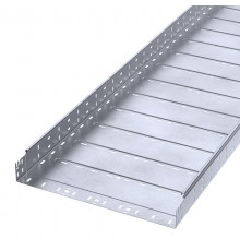 Лоток перфорированный Профи INOX (AISI 316) 500х80x3000 (1,0 мм) (6 м/уп)  PR16.13507  Промрукав