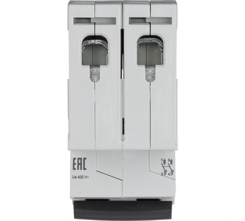 Выключатель автоматический двухполюсный RX3 4500 25А C 4,5кА  419699  Legrand