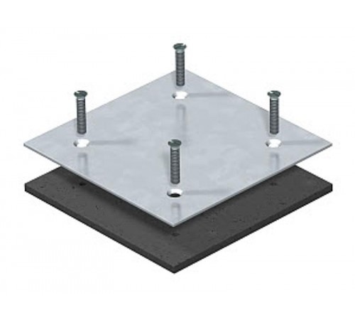 Заглушка для монтажного отверстия Telitank 100x100x3 мм (сталь) (DAT F)  7407076  OBO Bettermann