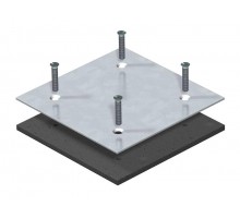 Заглушка для монтажного отверстия Telitank 100x100x3 мм (сталь) (DAT F)  7407076  OBO Bettermann