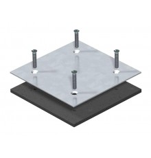 Заглушка для монтажного отверстия Telitank 100x100x3 мм (сталь) (DAT F)  7407076  OBO Bettermann