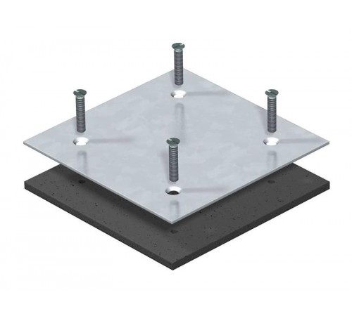 Заглушка для монтажного отверстия Telitank 100x100x3 мм (сталь) (DAT F)  7407076  OBO Bettermann