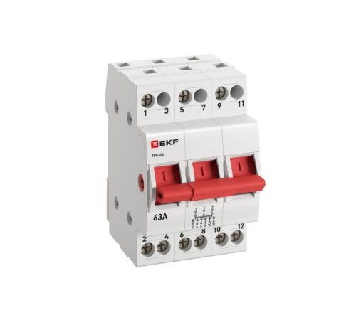Переключатель трехпозиционный 3P 63А PROxima  TPS363  EKF