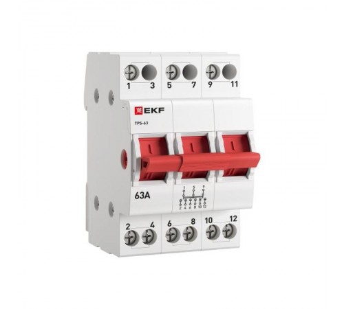 Переключатель трехпозиционный 3P 63А PROxima  TPS363  EKF