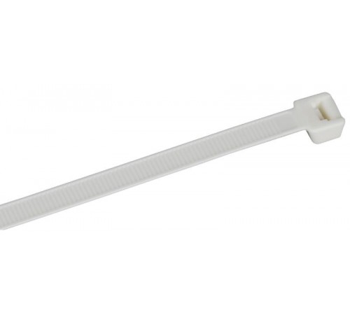 Хомут P6.6 самозатухающий белый 7,6х370мм  UHH90-D076-370-100-K01  IEK