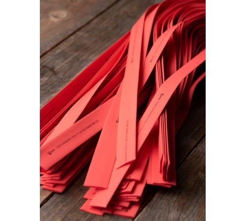 Термоусаживаемая трубка ТУТ нг 20/10 красная EKF PROxima  tut-20-r-1m  EKF