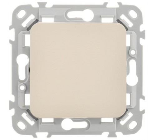 FLITE Выключатель 1-клавишный 10А ВС11-1-0-ФлШ шампань  FI-V10-0-10-1-K37  IEK