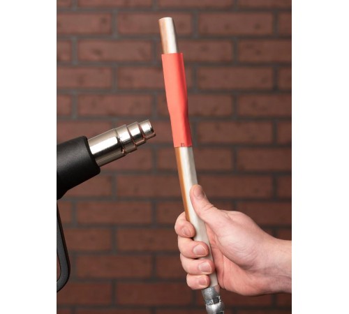 Термоусаживаемая трубка ТУТ нг 20/10 красная EKF PROxima  tut-20-r-1m  EKF